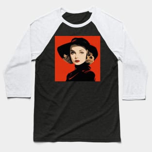 Lillian Gish Baseball T-Shirt